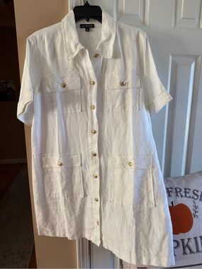 JCrew Dress sz 14 White